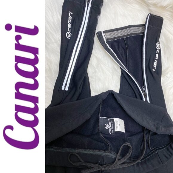 CANARI Women’s Fleece Lined Black Multi Sport Leggings, Size Medium - Picture 7 of 8